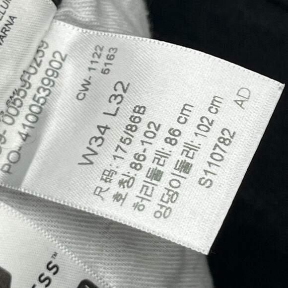 LEVIS 559 Jeans Mens 34x32 Relaxed Straight Denim 5 Pocket Stretch Cotton Black - Picture 12 of 16